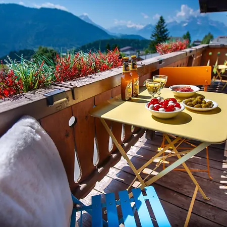 4 Personnes Avec Sauna Apartamento Leysin