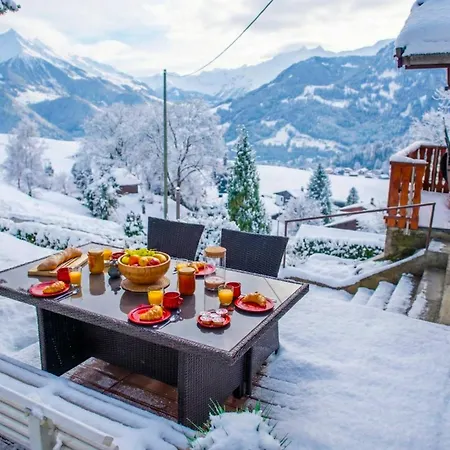 Appartamento Avec Terrasses Et Vue Panoramique Leysin