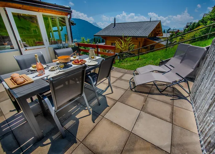 Apartament 4 Personnes Avec Sauna Leysin