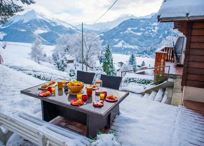 Daire 4 Personnes Avec Sauna Leysin